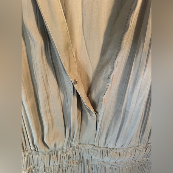 Anthropologie Somerset Olive Green Tiered Maxi Dress - Picture 9 of 14